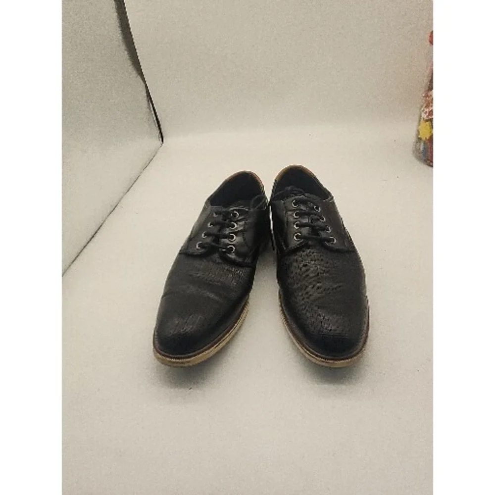 Bruno Mare New York Black Oxford No Tie Memory Foam Men's Size 7